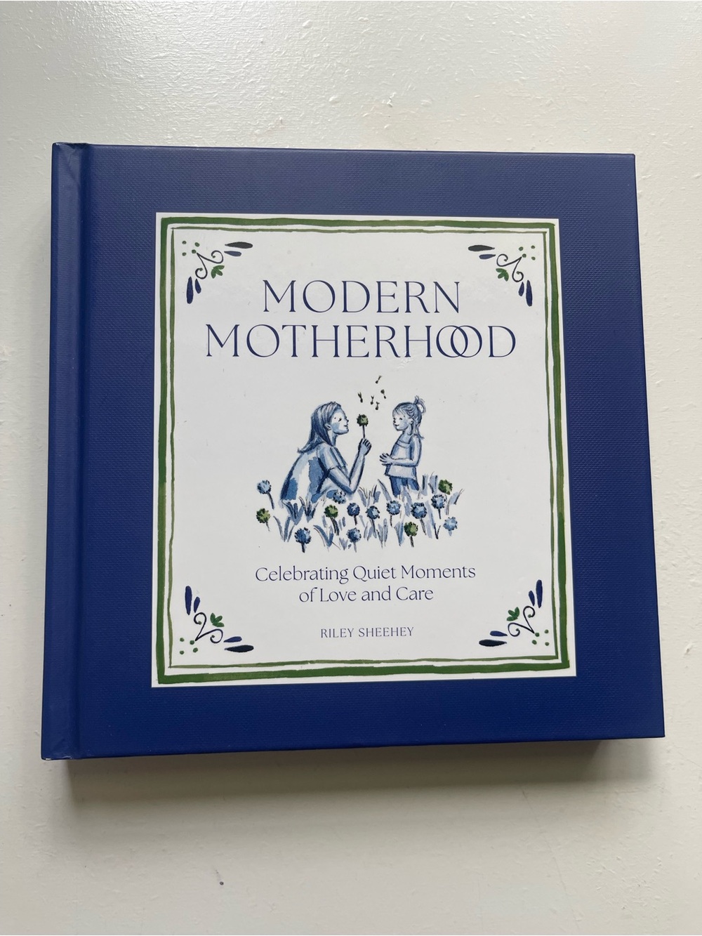 Modern Motherhood Hardcover Book - Blue
